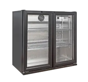 Sterling Pro GRADED Green BBS220HINGED Premium Double Door Hinged Bottle Cooler, 223 Litres