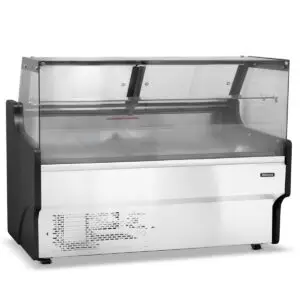 BLIZZARD 1.3m Flat Glass Serve Over Counter
