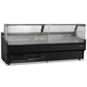 BLIZZARD 2.5m Flat Glass Serve Over Counter