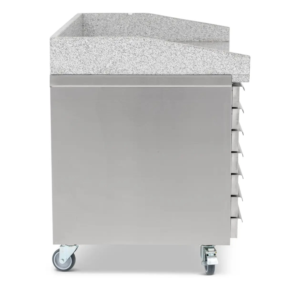 BLIZZARD Double Hinged Door Pizza Prep Counter With Neutral Drawers - Image 3