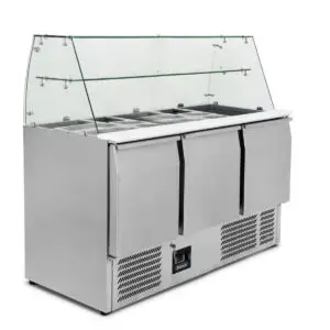 BLIZZARD Compact Triple Door Prep Station With Display Case