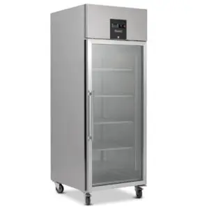 BLIZZARD Upright Single Hinged Glass Door Gastronorm Refrigerator