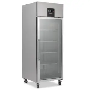 BLIZZARD Upright Single Hinged Glass Door Gastronorm Freezer