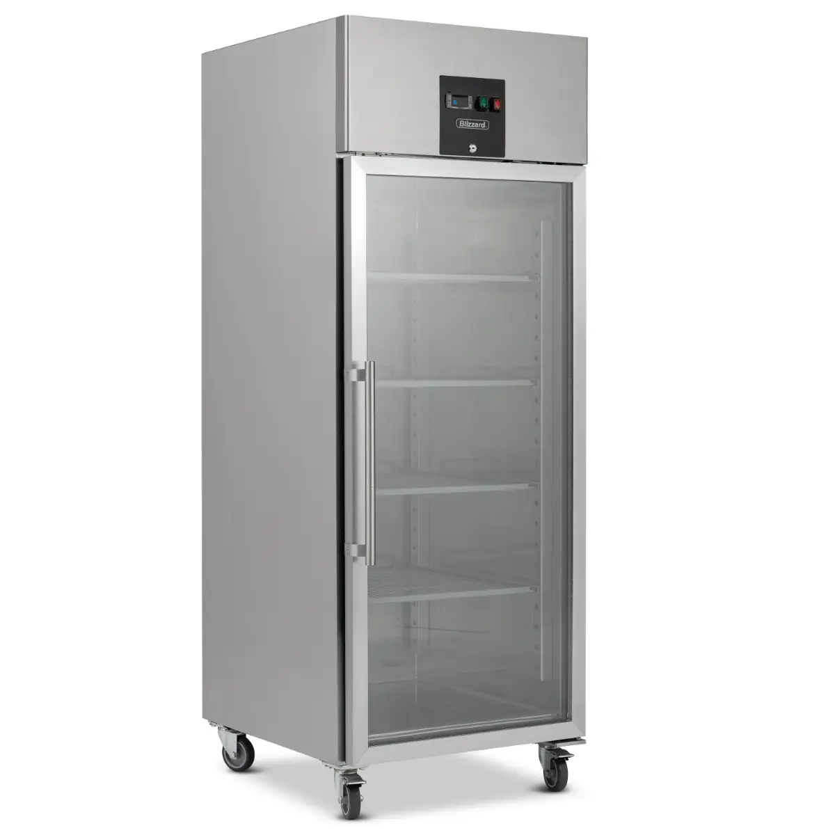 BLIZZARD Upright Single Hinged Glass Door Gastronorm Freezer