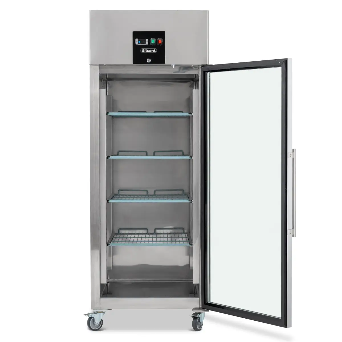 BLIZZARD Upright Single Hinged Glass Door Gastronorm Freezer - Image 3