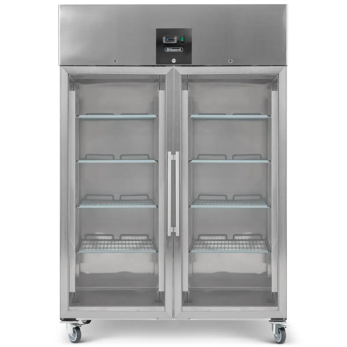 BLIZZARD Upright Double Hinged Glass Door Gastronorm Freezer - Image 2