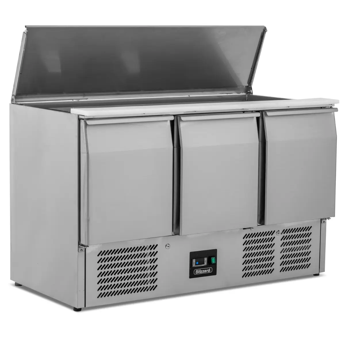 BLIZZARD Compact Triple Door Refrigerated Saladette - Image 2