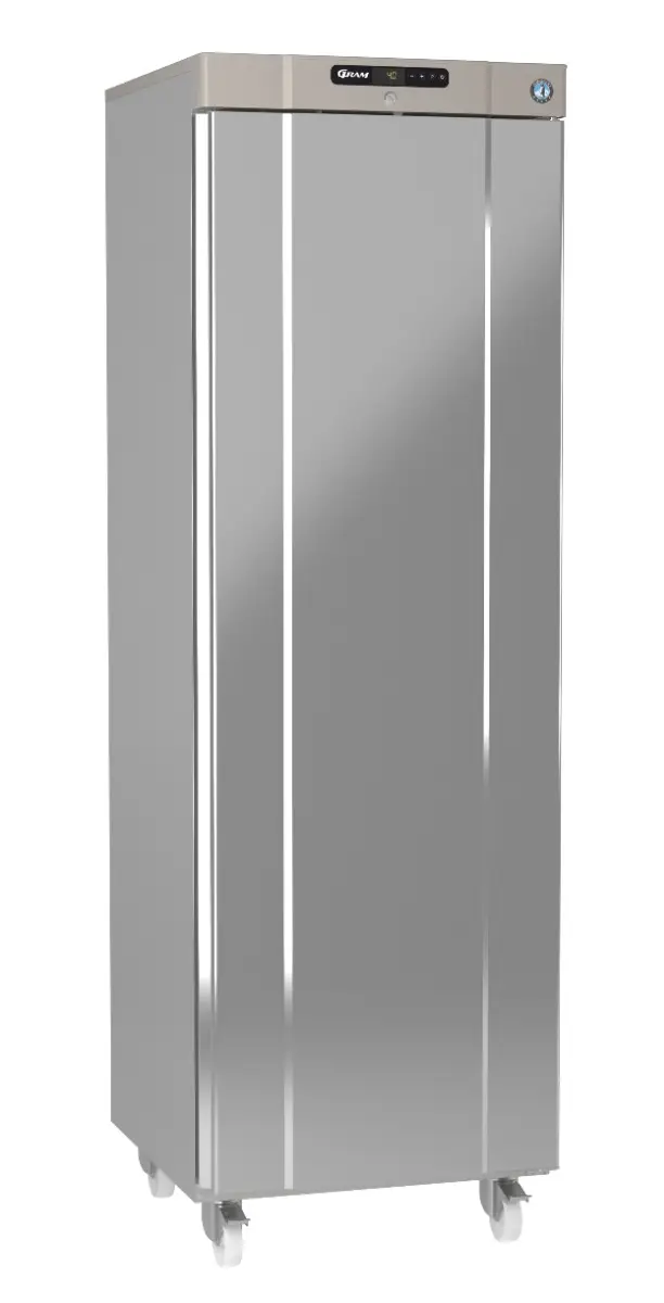Hoshizaki Gram K 420 R-DR G U Compact Upright Stainless Steel Refrigerator, 343 Litres