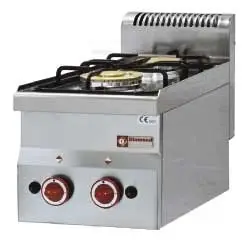 Diamond G60/2F3T Counter-Top 2 Burner Gas Cooker