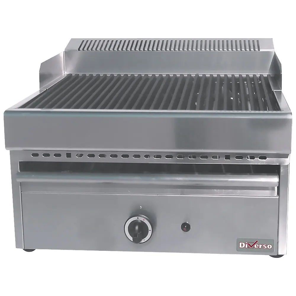 Diverso WR-GV64-41 Gas steam-grill with cooking grid in cast iron -Top-