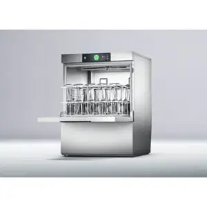 Hobart GPW-10B 500mm Basket Frontloading Commercial Glasswasher with Chemical Pump & Drain Pump, 25 Pint Capacity