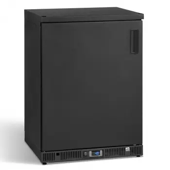 Gamko GF/100LS Left Hand Hinged Solid Single Door Anthracite Bottle Cooler, 50 Pint Glasses