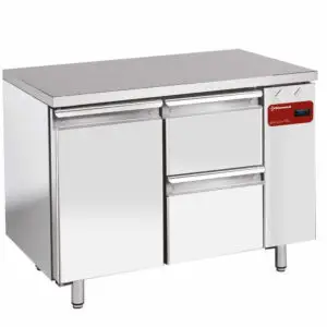 Diamond TS2N/H_1XK1/2-H 1 Door & 2 Drawer Stainless Steel Refrigerated Counter