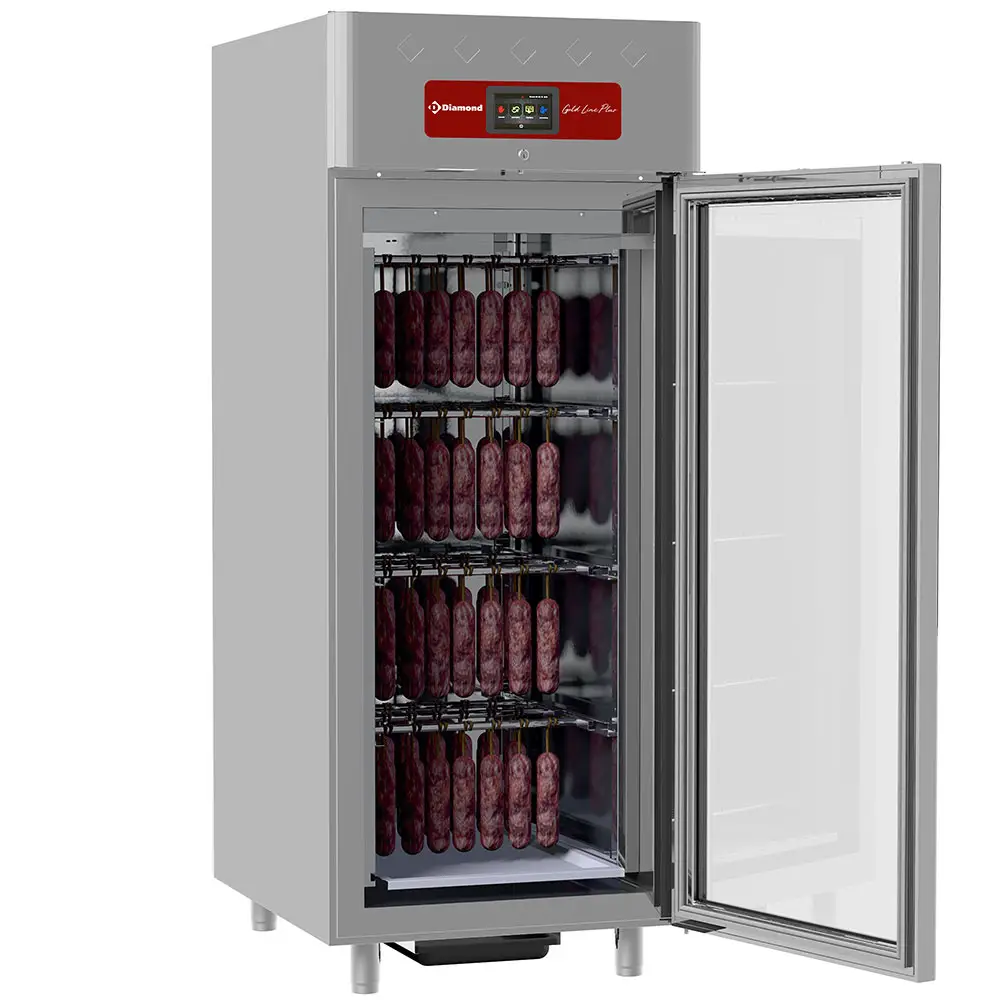 Diamond AL4S/FGE Ventilated maturation cabin 850 liters, 1 glass door 20x GN 2/1