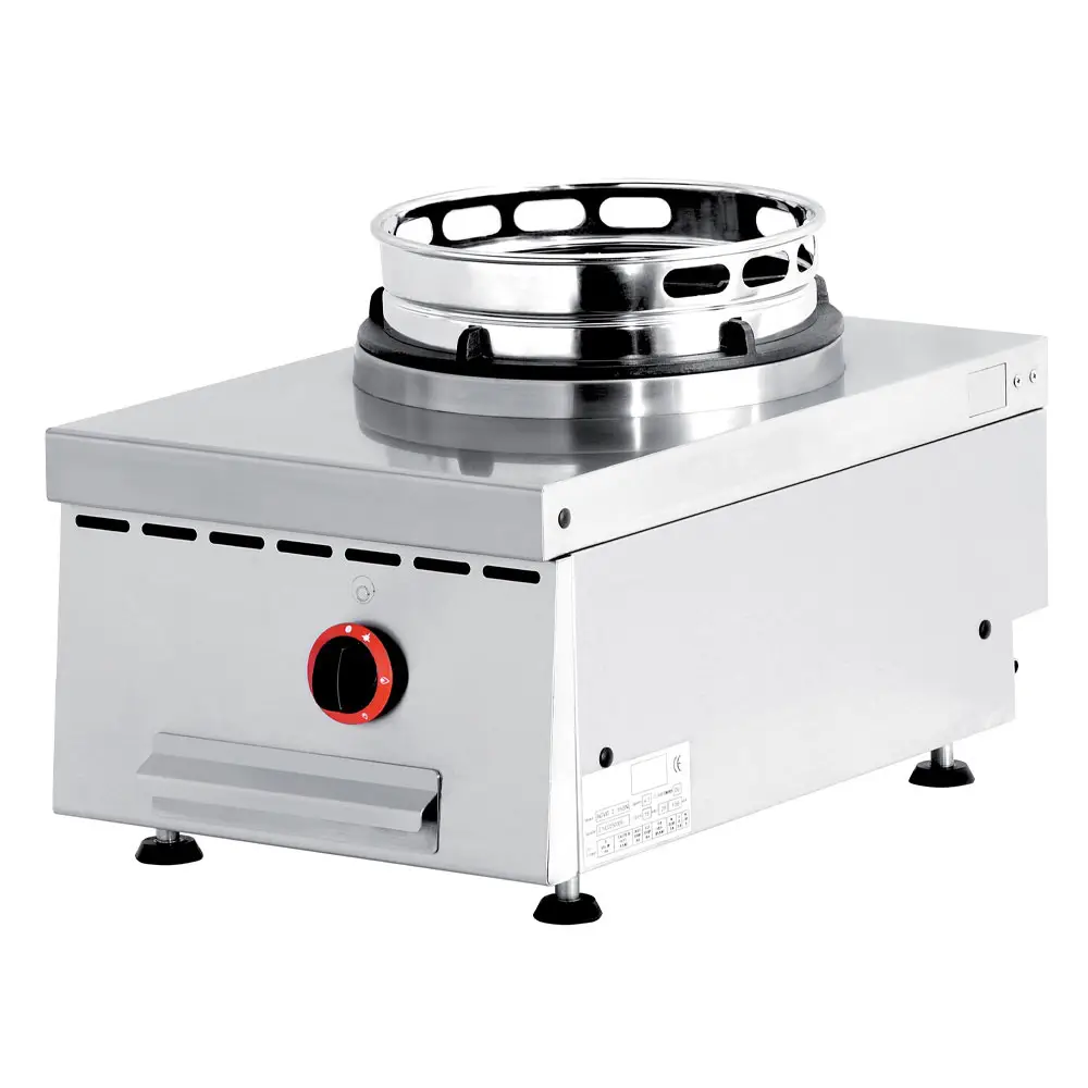 Diamond WGX1-4/T Gas Fire Wok For The Table, 1 Fire (13 Kw)