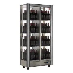 Diamond GVV-3/TR-R2 Modulable Refrigerated Wine Cooler, 128 Wine Bottles