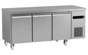 Hoshizaki Gram SCR-180DG-LRR-RRC-C1 U Stainless Steel 3 Door Preparation Counter, 500 Litres