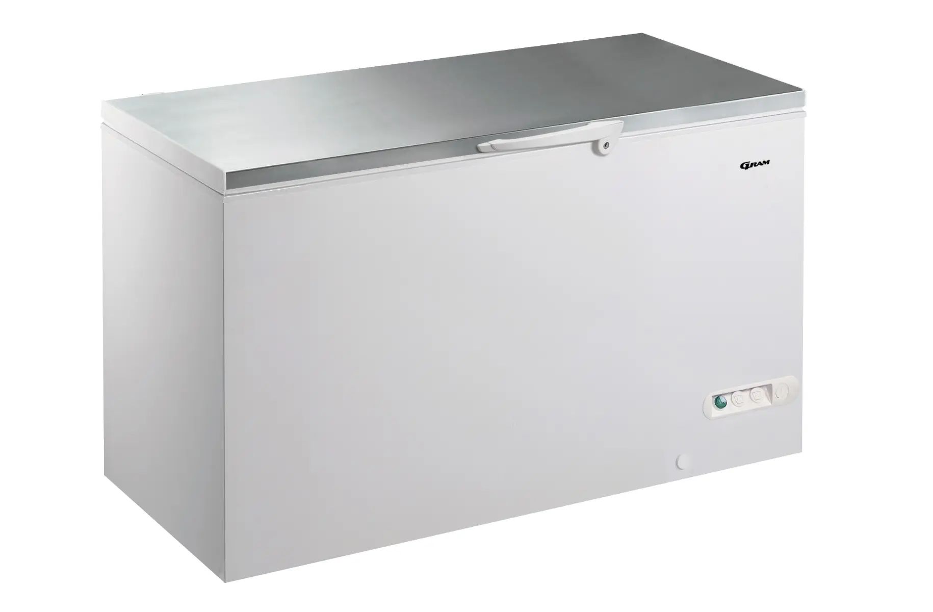 Hoshizaki CF 53 SG UK Stainless Steel Lid White Chest Freezer, 491 Litres