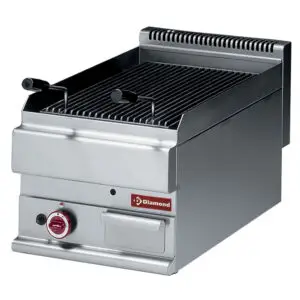 Diamond G65/GPL4T Lava stone gas grill, cast iron cooking grid -Top-
