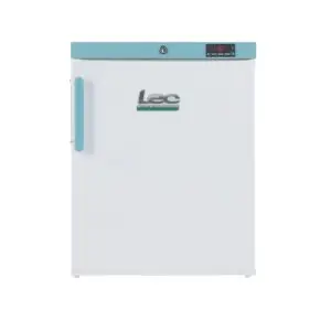 LEC Medical PESR82UK Solid Single Door Pharmacy Essential Countertop Refrigerator, 82 Litres