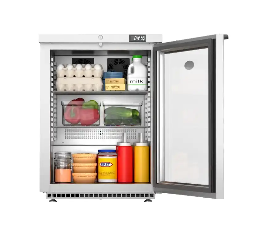 Foster HR150G/13-174 Single Glass Door Undercounter Cabinet Display Refrigerator, 150 Litres - Image 3