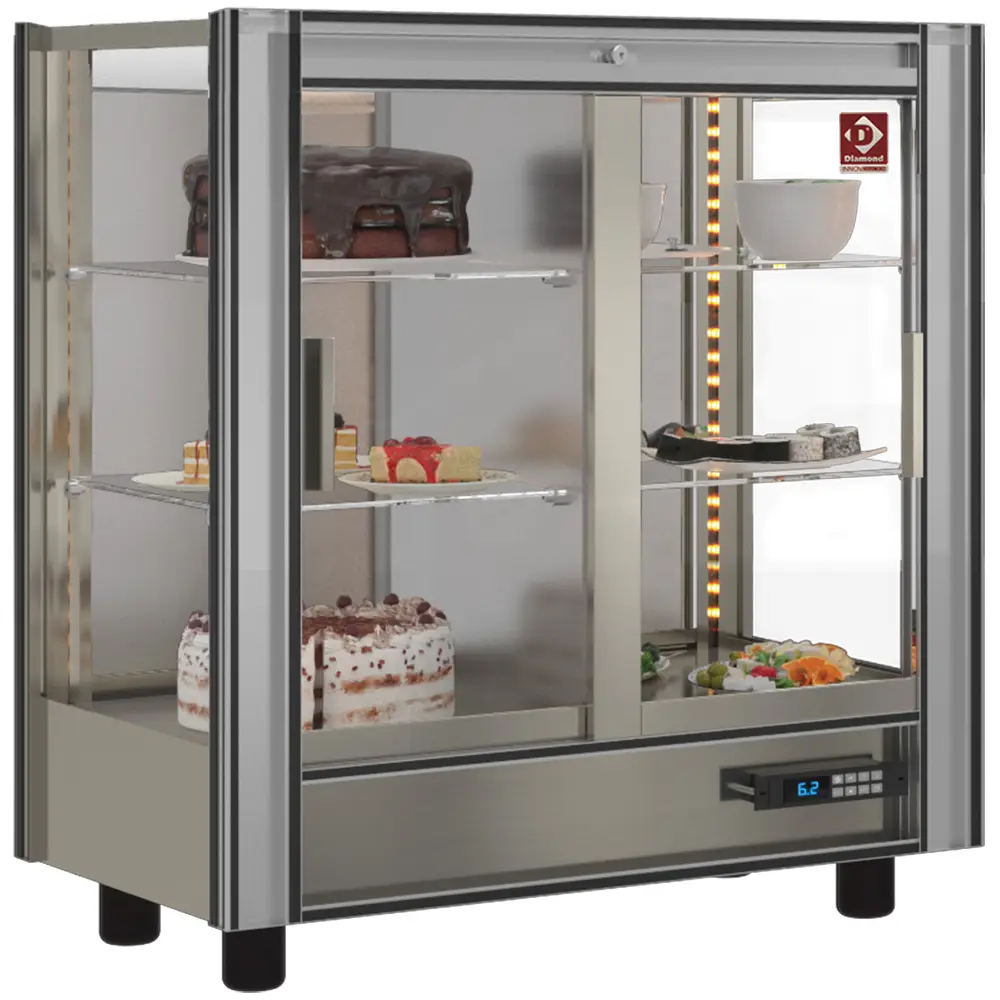 Diamond PGN-1-R6 Patisserie Display Chocolate Cabinet, 860mm