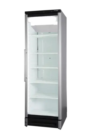 Vestfrost GRADED MF180 Glass Single Door Upright Display Freezer, 310 Litres