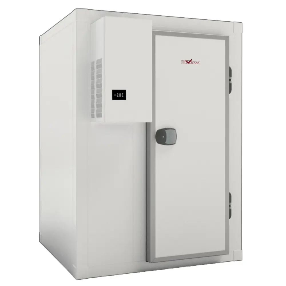 Diverso WR-Z1714-8S-R2 Room ISO 80 with group, int. dim. 1430 x 1230 xh 2030 mm