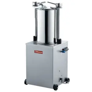 Diamond BSH-35C Stainless Steel Hydraulic Vertical Sausage Filler, 35 Liters With Wheels