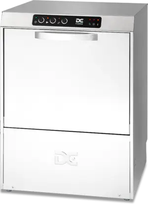 DC PD50A Premium Range 500mm Basket Frontloading Commercial Dishwasher with Break Tank, 18 Plates