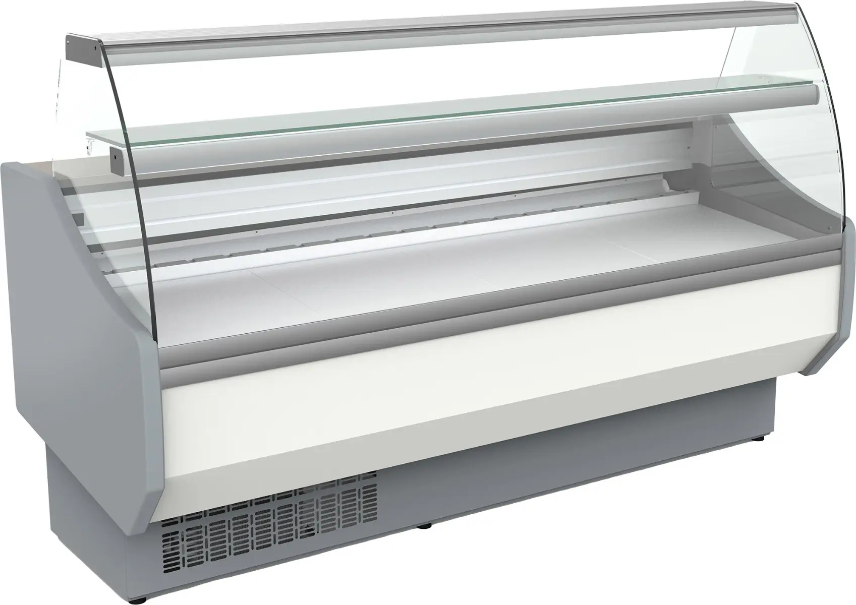Coreco CVED-8-10-C Curved Glass Serveover, 1055mm