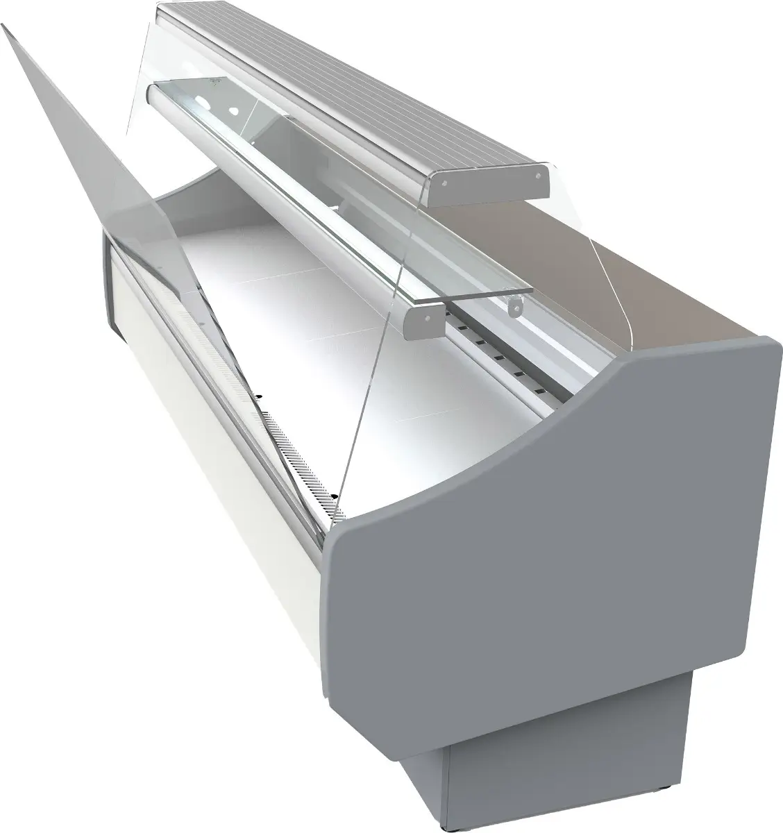 Coreco CVED-8-10-R Flat Glass Serveover, 1055mm - Image 3