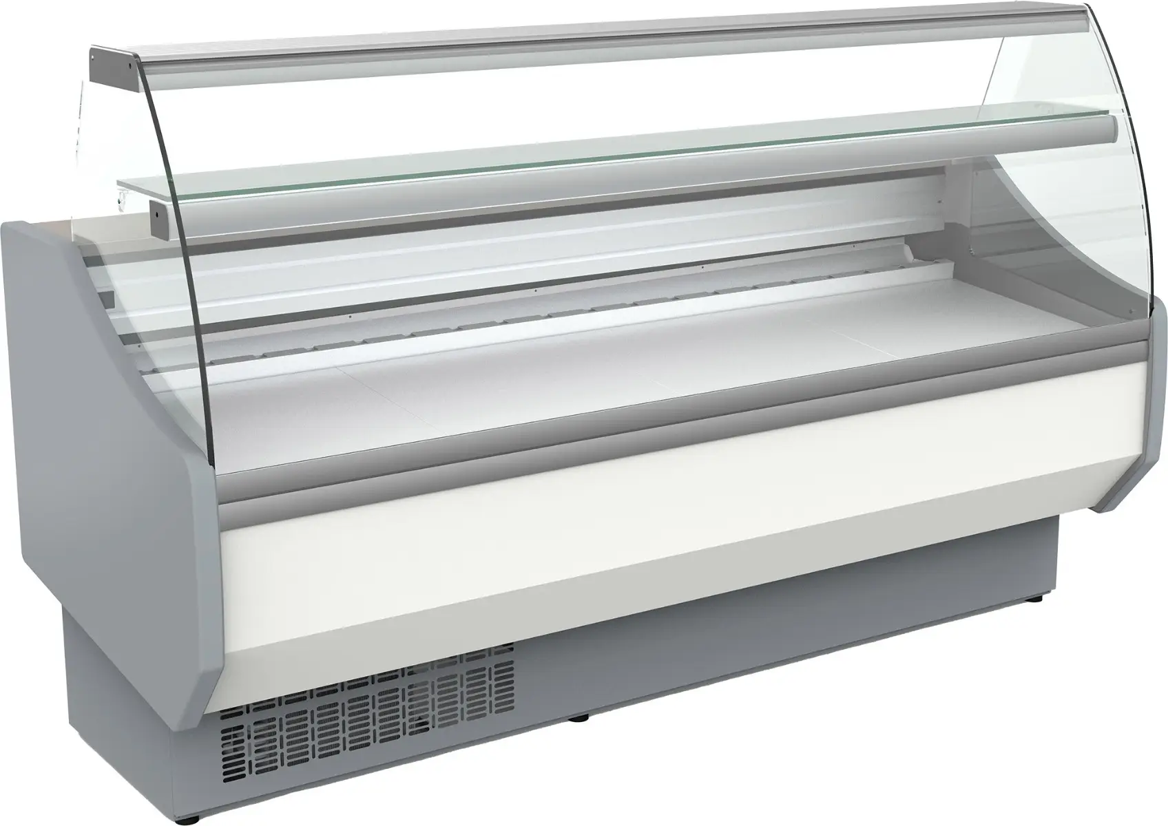 Coreco CVED-8-13-C Curved Glass Serveover, 1305mm