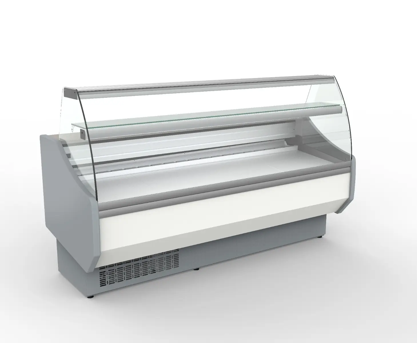 Coreco CVED-8-25-C Curved Glass Serveover, 2525mm