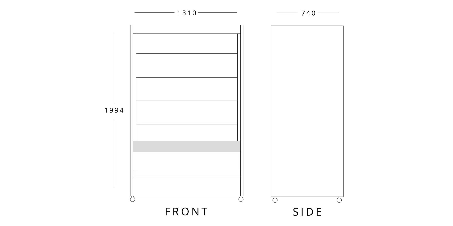 MAFIROL Stainless Steel Multideck 1310mm Wide - Image 2