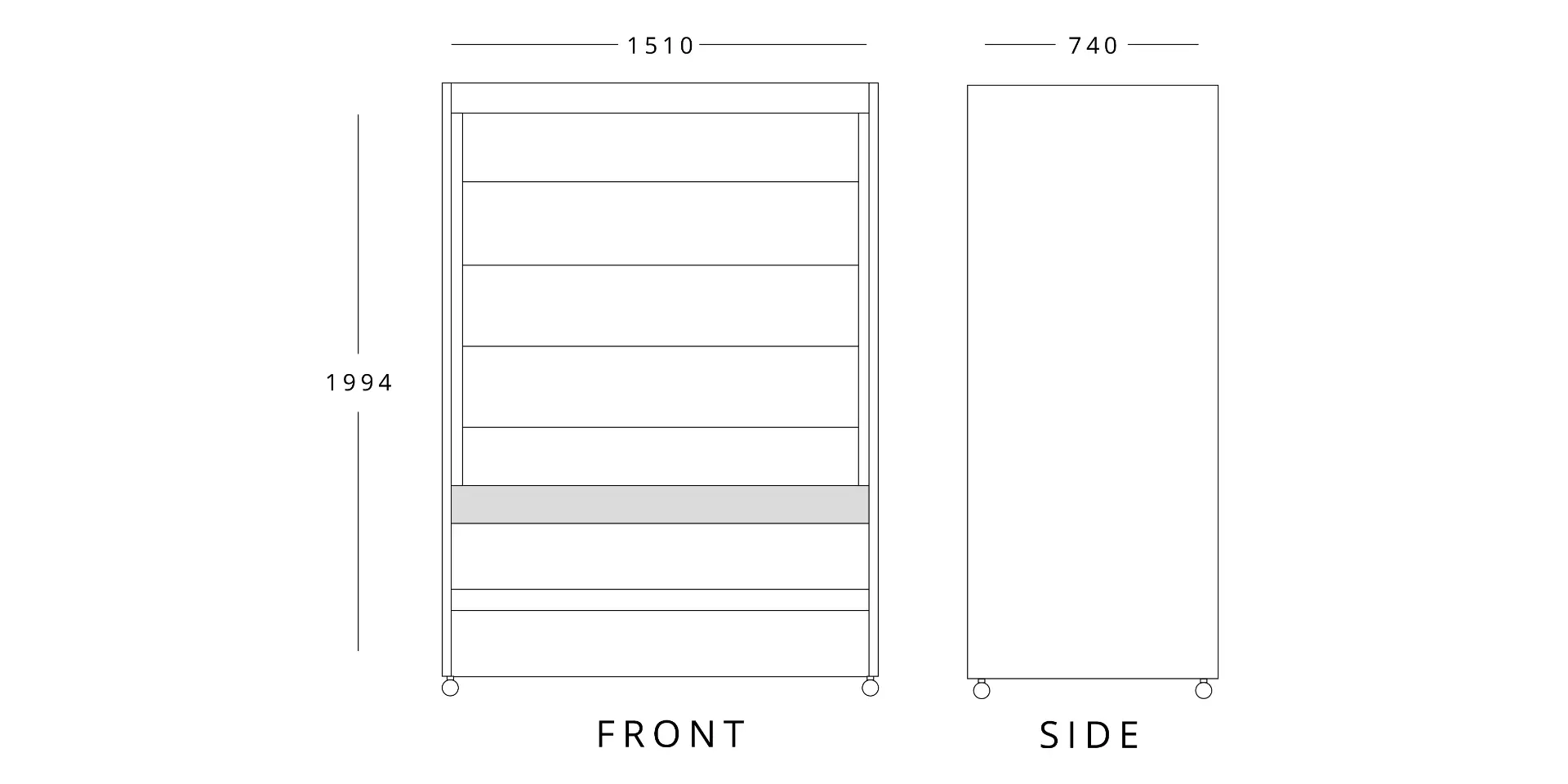 MAFIROL Stainless Steel Multideck 1510mm Wide - Image 2