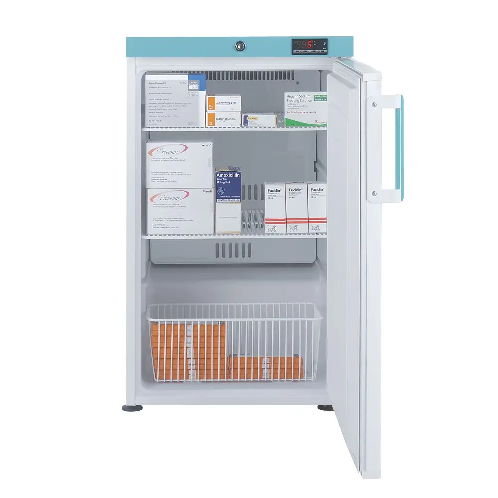 LEC Medical PESR107UK Solid Single Door Pharmacy Essential Undercounter Refrigerator, 107 Litres - Image 3