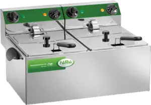 Fama MFR 280 Countertop Double Basket 2 x 6 Litre Electric Fryer, 2 x 3.25kW