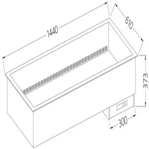 Diamond DI/BX15-PSC Dried up Electric Bain Marie, 4 x 1/1 GN