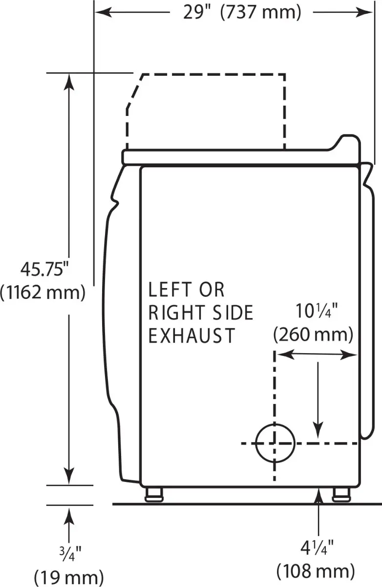 Maytag MDG28PRTGW 10.5kg Front Loader Gas Vented Dryer - Image 2