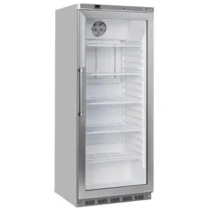 Diverso WR-PG61-XG Ventilated refrigerator GN 2/1, glass door, 600 liters. stainless steel