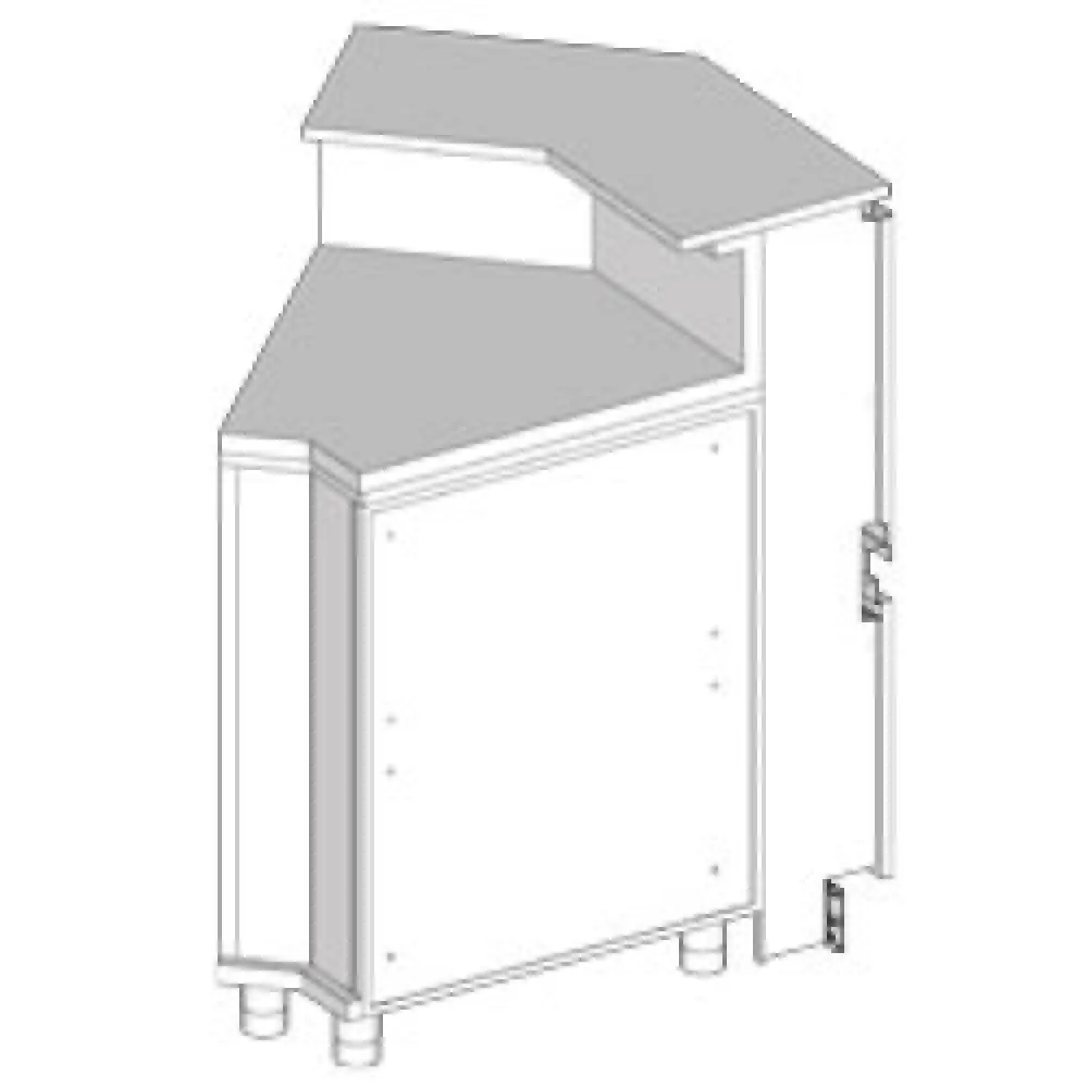 Diamond CB45X Neutral Angle - Closed 45°, With Service Tablet