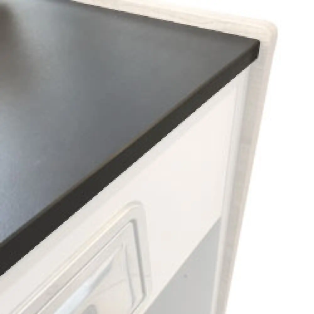 Diamond DDC Option : Worktop Of Neutral Cash Counter (20 Mm), In Dekton Domos - In (Ml)