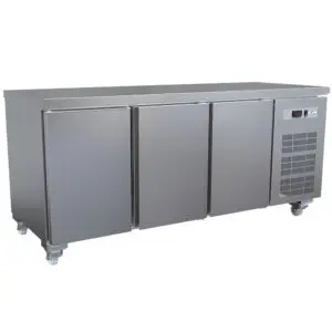 Diamond WR-MGN3-V/R2 3 Door Stainless Steel Refrigerated Counter, 405 Litres