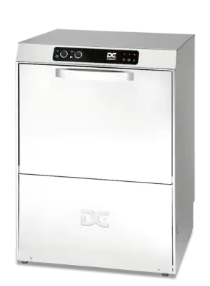 DC SD50A Standard Range 500mm Basket Frontloading Commercial Dishwasher with Break Tank, 18 Plates