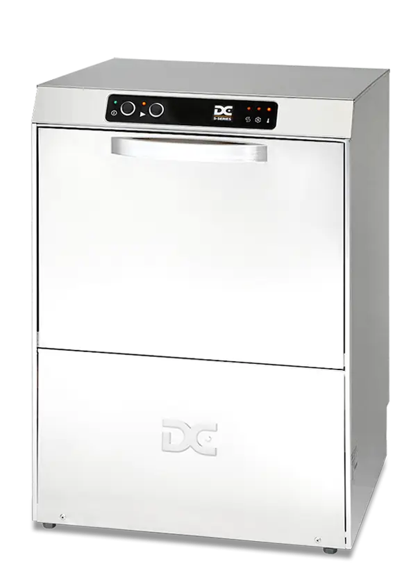 DC SD50A Standard Range 500mm Basket Frontloading Commercial Dishwasher with Break Tank, 18 Plates