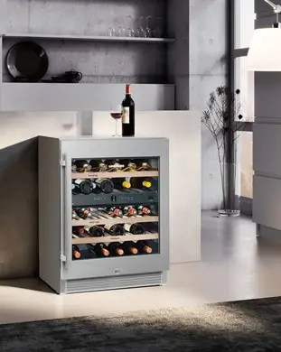 Liebherr WTes 1672 Vinidor Stainless Steel Glass Single Door Undercounter Wine Cabinet, 34 x 750ml Bottles - Image 3