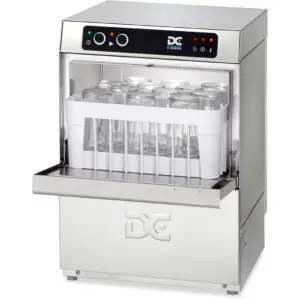 DC EG35 Economy Range 350mm Basket Frontloading Commercial Glasswasher, 12 Pint Capacity
