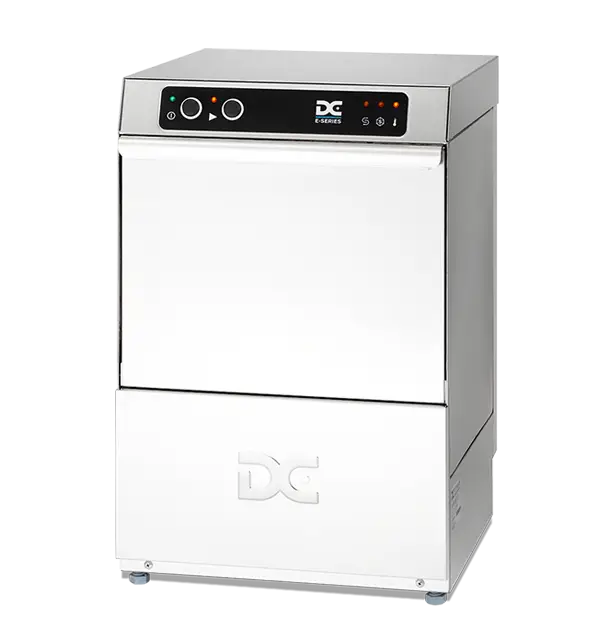 DC Economy Economy Range 350mm Basket Frontloading Commercial Glasswasher with Drain Pump, 12 Pint Capacity
