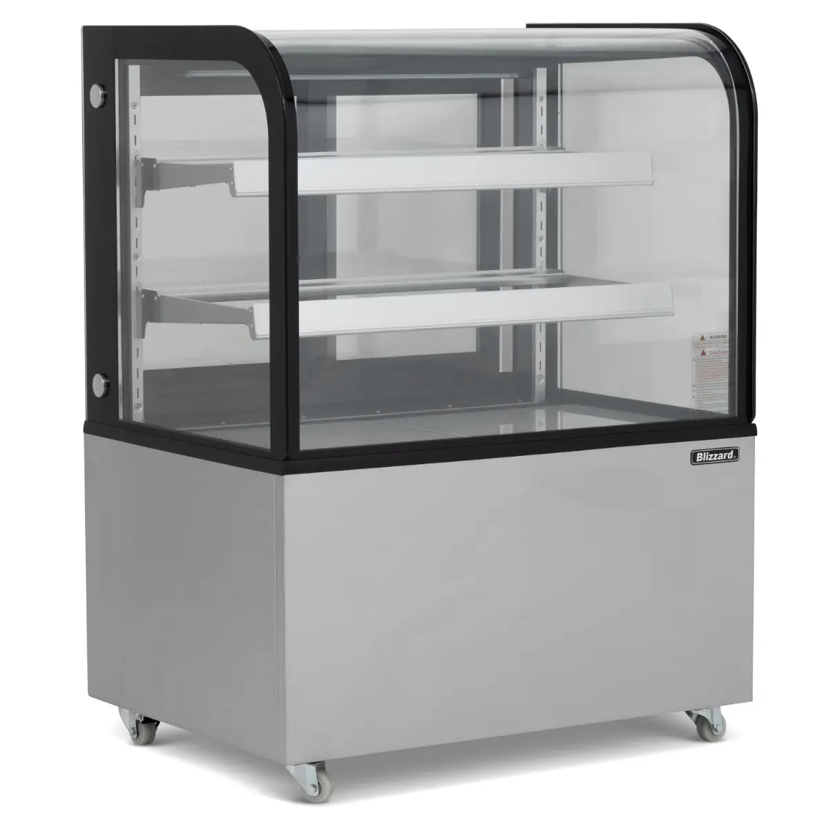BLIZZARD 91cm Curved Glass Low Height Merchandiser